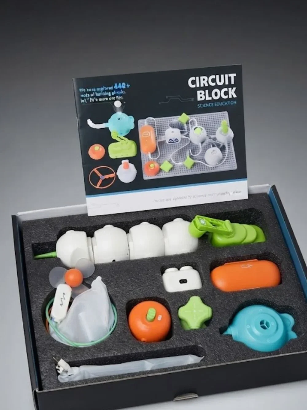 ANYEVE Circuit Block Science Education Stem Toy Set Complete Minus 1 Piece
